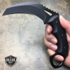 7" HEAVY DUTY TACTICAL HAWKBILL KARAMBIT FIXED BLADE HUNTING KNIFE