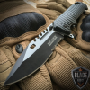 9" TAC FORCE Spring Assisted Open SAWBACK BOWIE Tactical Rescue Pocket Knife