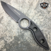 7" MILITARY FIXED BLADE NECK KNIFE w/ SHEATH Boot Camping Pocket