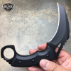 7" HEAVY DUTY TACTICAL HAWKBILL KARAMBIT FIXED BLADE HUNTING KNIFE