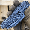 8.25'' Spring Assisted Folding Blade TACTICAL DEATH CLAW Pocket Knife GRIM REAPER