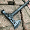 15" Battle Axe BLACK Hatchet Tomahawk Hammer Pin Tactical Fixed Blade