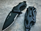 8" TAC FORCE SPRING ASSISTED TACTICAL FOLDING KNIFE Blade Open Pocket