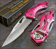 8" TAC FORCE SPRING ASSISTED TACTICAL FOLDING KNIFE Blade Open Pocket